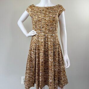 Kate Spade Basket Weave Print Sundress